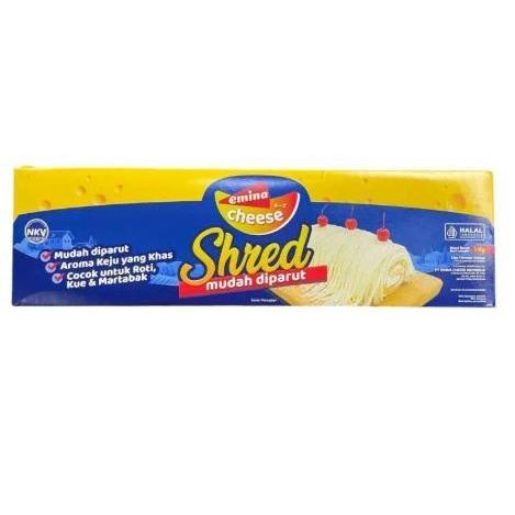 Keju Emina Shred Cheese 2Kg - Keju Emina 2Kg Tbk