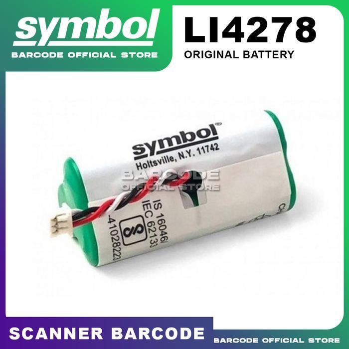 Battery Baterai Scanner Barcode Symbol Zebra Motorola Li4278 Li-4278