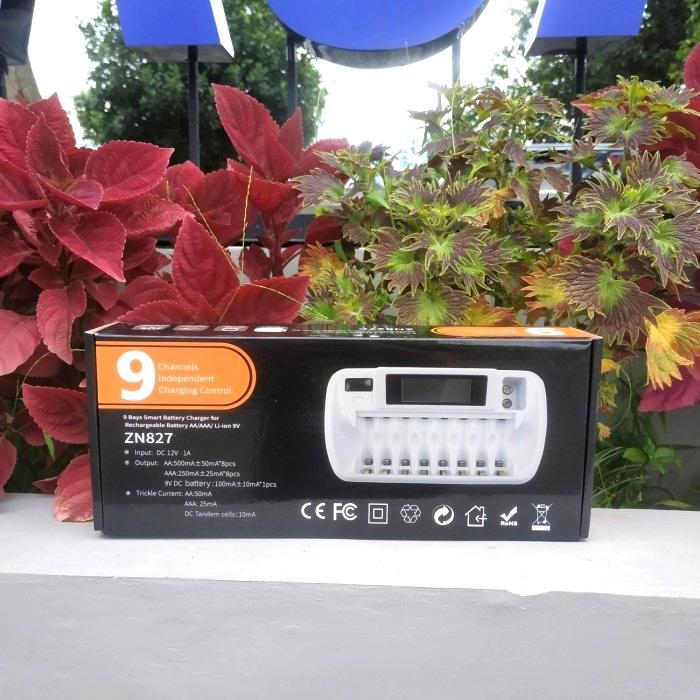 charger 9 slot sekelas rydbatt aa mini 4wd