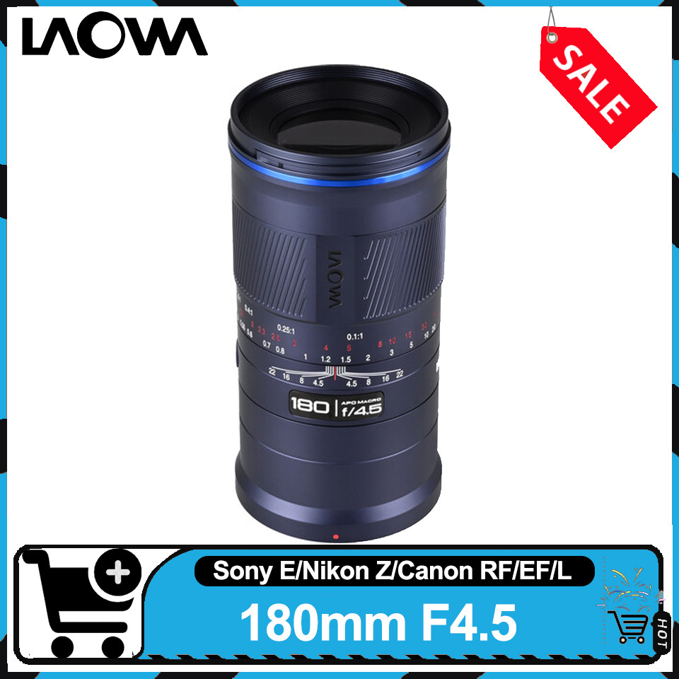 Laowa 180Mm F4.5 Af/Mf 1.5X Ultra-Macro Apo Lens Compatible With A7Iii Canon R5 N Z5 Panaso S1R2