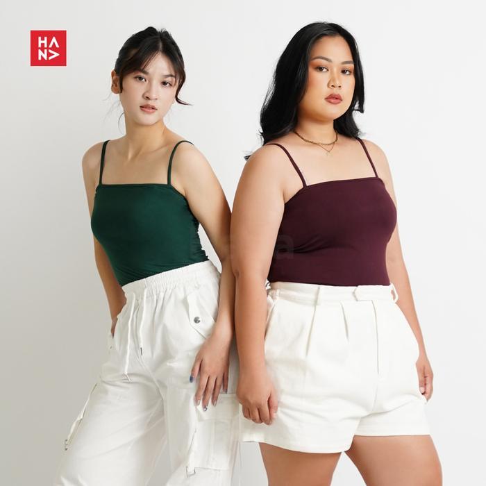 Best Seller Hana Fashion - Miranda Basic Fit Tank Top/ Atasan Tank Top Wanita- Tt029 Tank Top Cewek