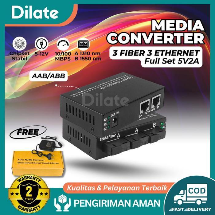 MEDIA CONVERTER BOARD 3 FO 2 LAN 3FO 2LAN 3 PORT FO 2 PORT LAN AAB / ABB