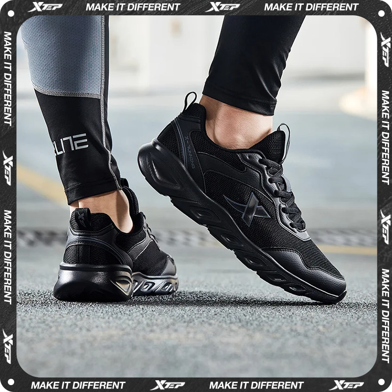 Xtep Running Shoes For Men 2020 Spring Rebound Comfortable Sports Shoes Durability Stability