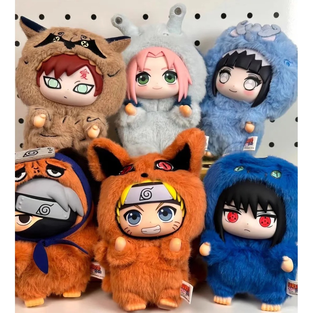New Shippuden Beast Party Doll Blind Box Chibi Kakashi Sasuke Surprise Blind Box Backpack Pendant
