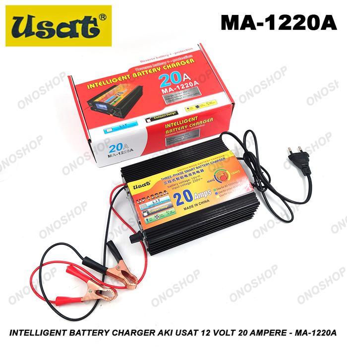 INTELLIGENT BATTERY CHARGER - CHARGER AKI USAT 12 VOLT 20 AMPERE - MA-1220