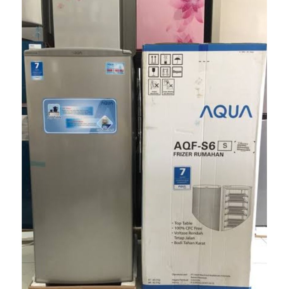 KULKAS AQUA FREEZER 6 RAK AQF-S6
