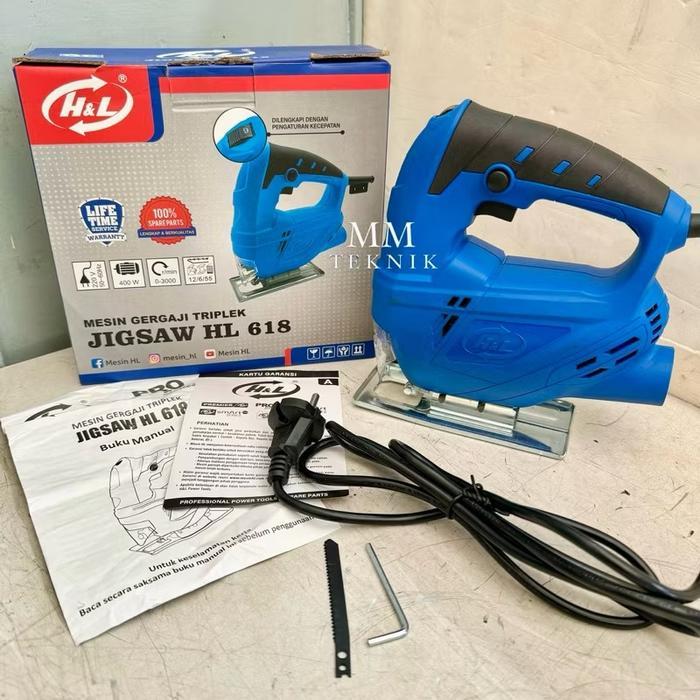 Mesin Gergaji Jigsaw Potong Triplek H&L Hl 618