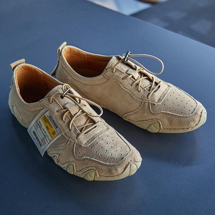 Prelesty Sepatu Pria Loafer Pantofel Tali Sepatu Sneaker Kerja Kulit Sapi Asli ORIGINAL Casual Cowok