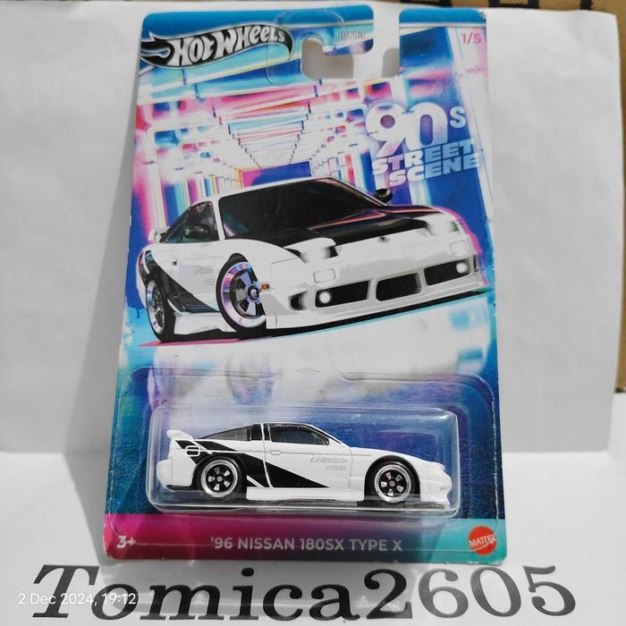 HOTWHEELS '96 NISSAN 180SX TYPE X (90S STREET SCENE)