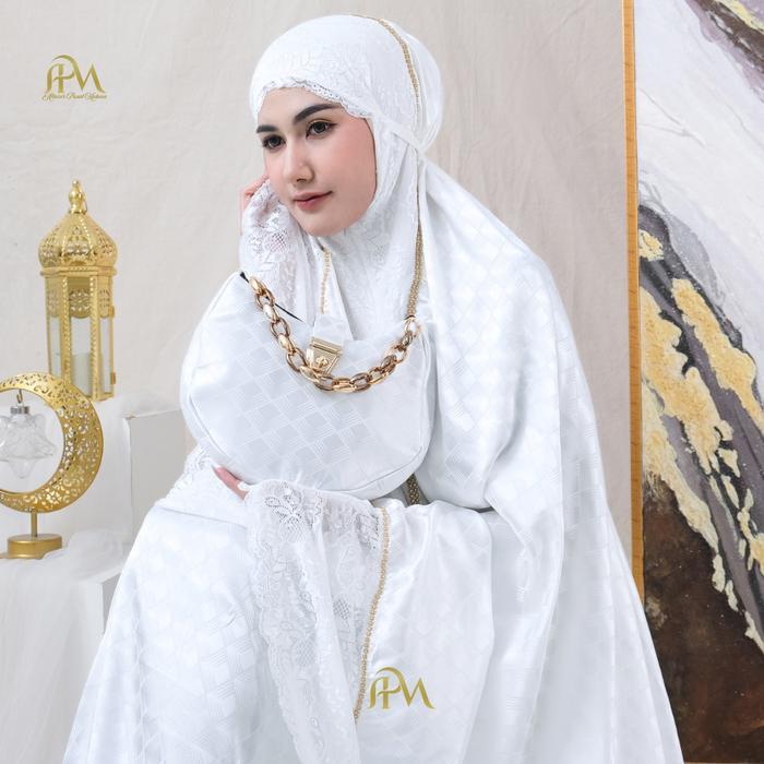 Apm Mukena Dewasa Mewah Jaguar Silk 2in1 Qiana Series Apm Mukena