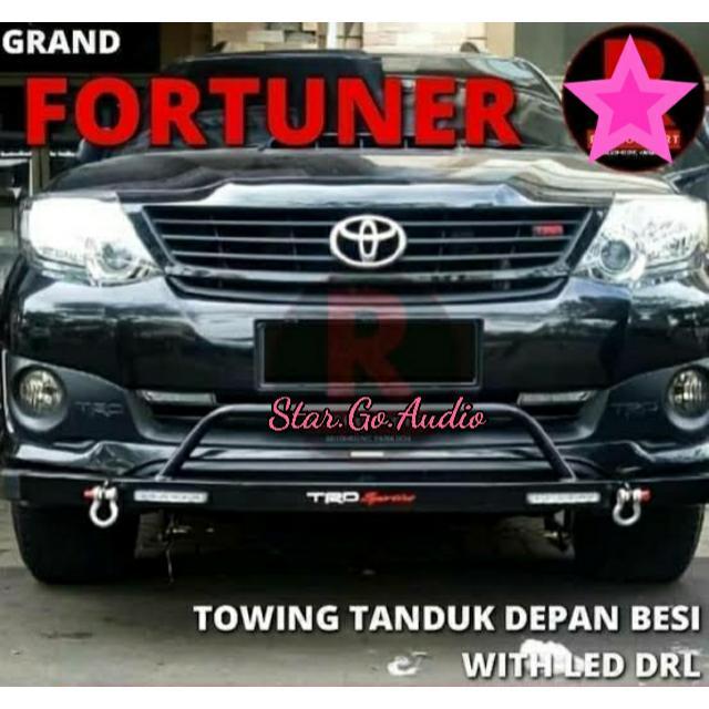 TOWING DEPAN ARB FORTUNER LED LAMPU TANDUK DEPAN BESI