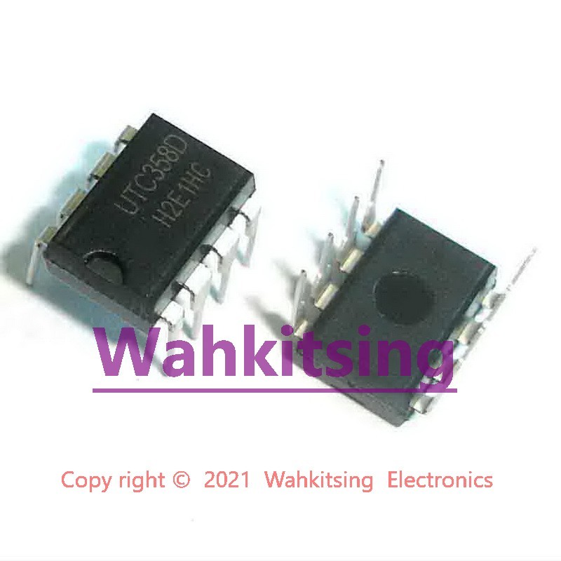 50 PCS UTC358D DIP-8 UTC358 Dual Operational Amplifier Chip IC