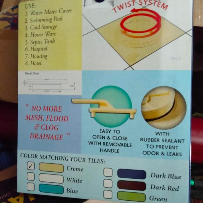 tutup bak kontrol alinco 20x20 DRAINAGE CONTROL COVER ALINCO