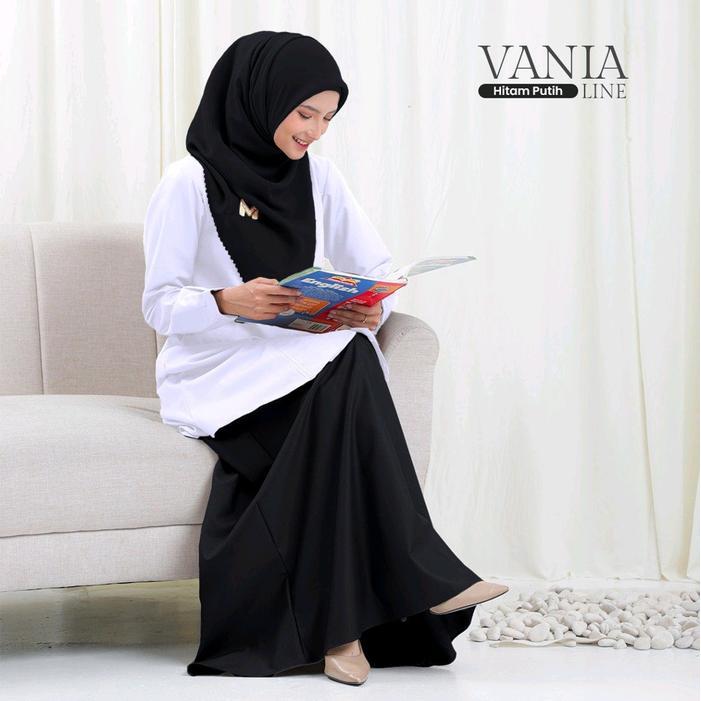 TERMURAH Seragam Dinas Wanita Seragam PNS Seragam Pemda Hitam Putih Wanita Gamis READY STOCK