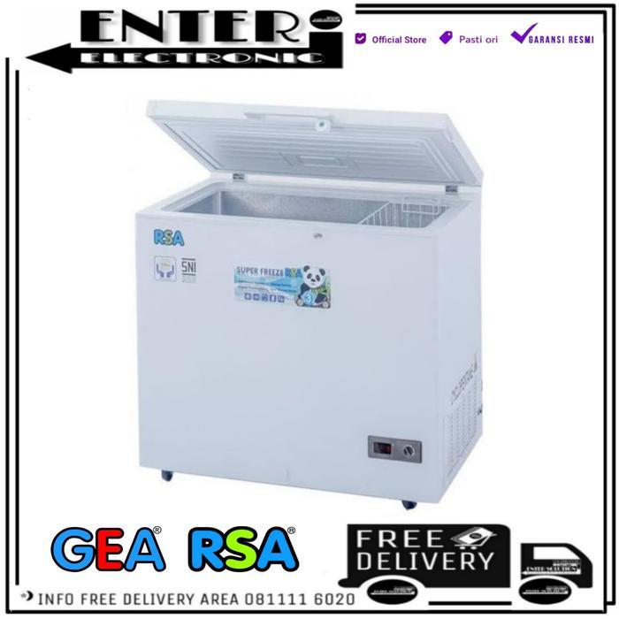 RSA CF220 - CHEST FREEZER RSA 220 LITER FREEZER BOX PEMBEKU RSA CF 220 - CF210 199L