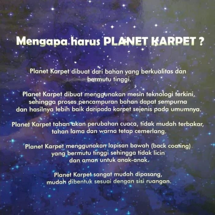 Karpet Brudu Polos Planet Karpet Meteran (Mushola, Pameran)