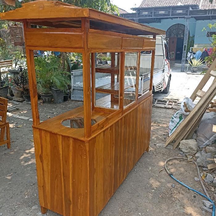 rombong gerobak, soto, mieayam, bakso, dll kayu jati