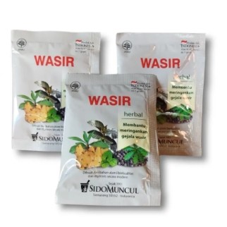 Sidomuncul Jamu Wasir (jamu meringankan gejala wasir ambeyen)