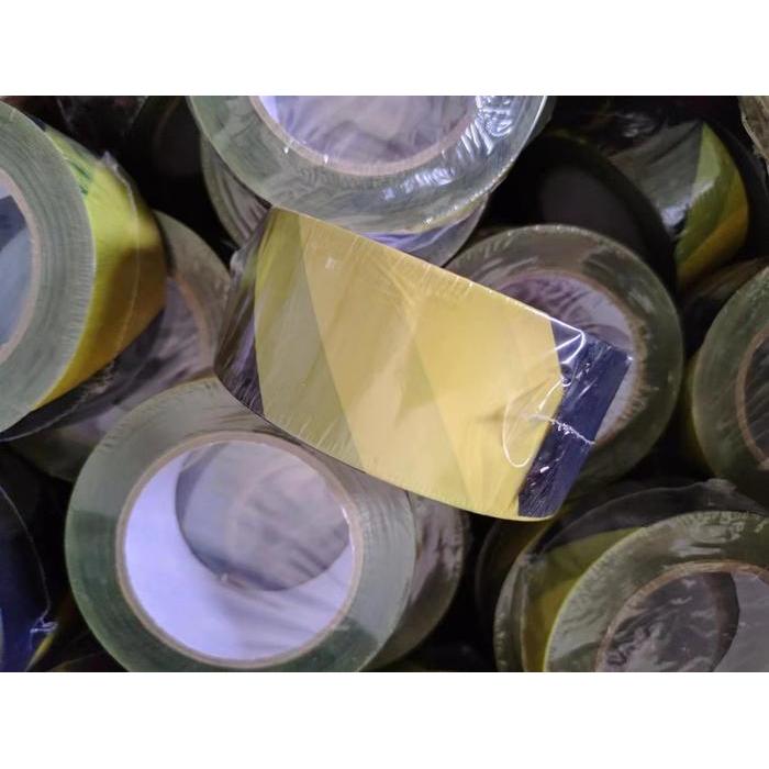 Police Line Kuning Hitam Police Safety Line Barricade 2" 200 meter