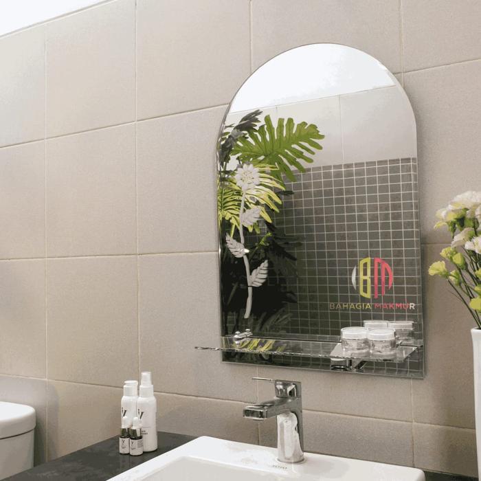 cermin kamar mandi/kaca oval