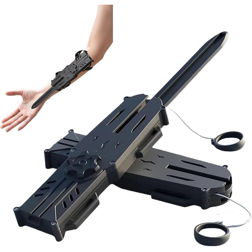 Retractable Hidden Blade Toy Weapons Assassin's Sleeve Sword Child Toy Interactive Cosplay Props