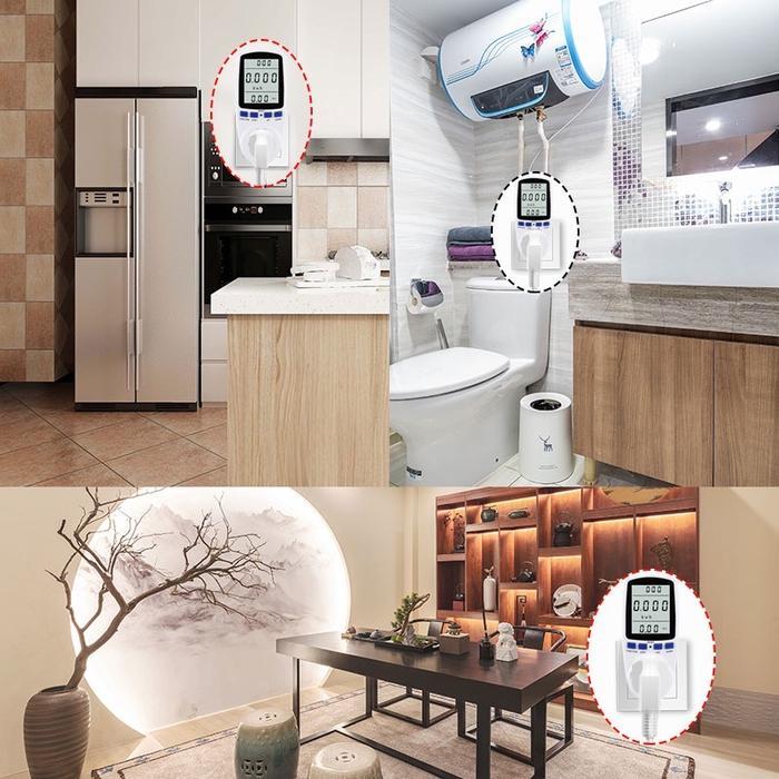 Watt meter Pengukur listrik Kwh digital Power Meter Volt Ampere Watt Meter tester