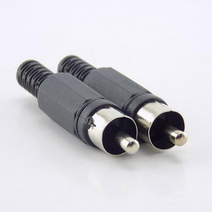 Jack Rca Plug Male Audio Video Konektor Connector Adapter Jek Jantan Tv Ampli Dvd Vcd Player