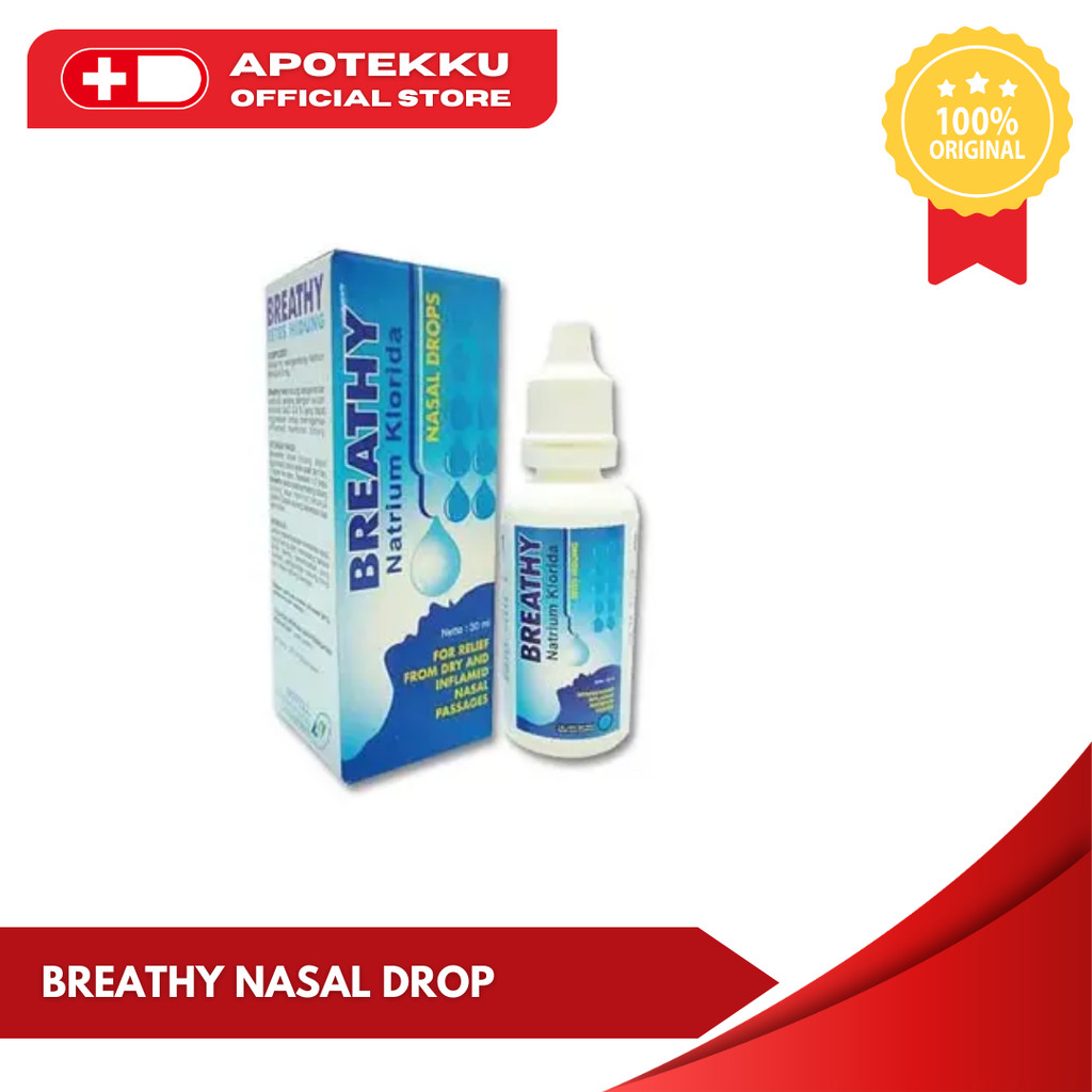 Breathy Nasal Drop 30ml - Tetes Hidung Pelega Napas