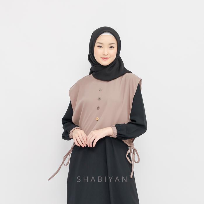 [] SHABIYAN-416 Gamis Remaja Perempuan Wollycrepe Polos