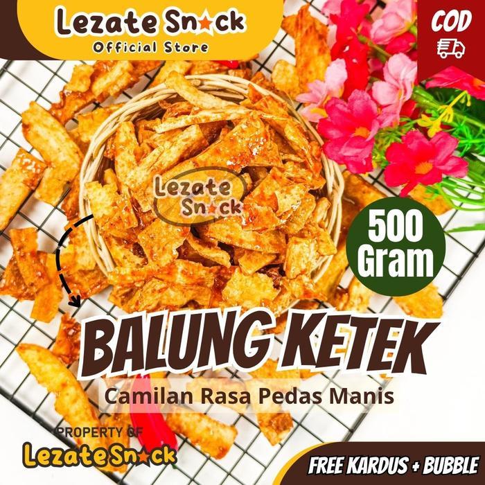 Promo Balung Kethek Pedas Manis 500gr Super Murah / Kripik Singkong Pedas Manis Keripik Singkong