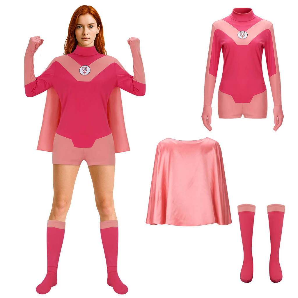 Atom Eve Cosplay Costume Woman Zentai Bodysuit Halloween Carnival Suit Takerlama
