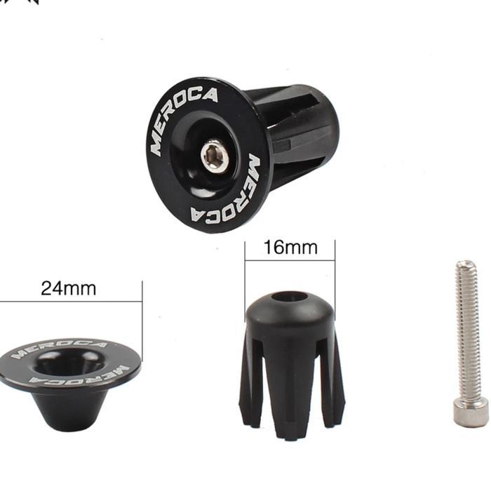 MEROCA TUTUP HANDLEBAR SEPEDA BAR END GRIP PENUTUP STANG SEPEDA