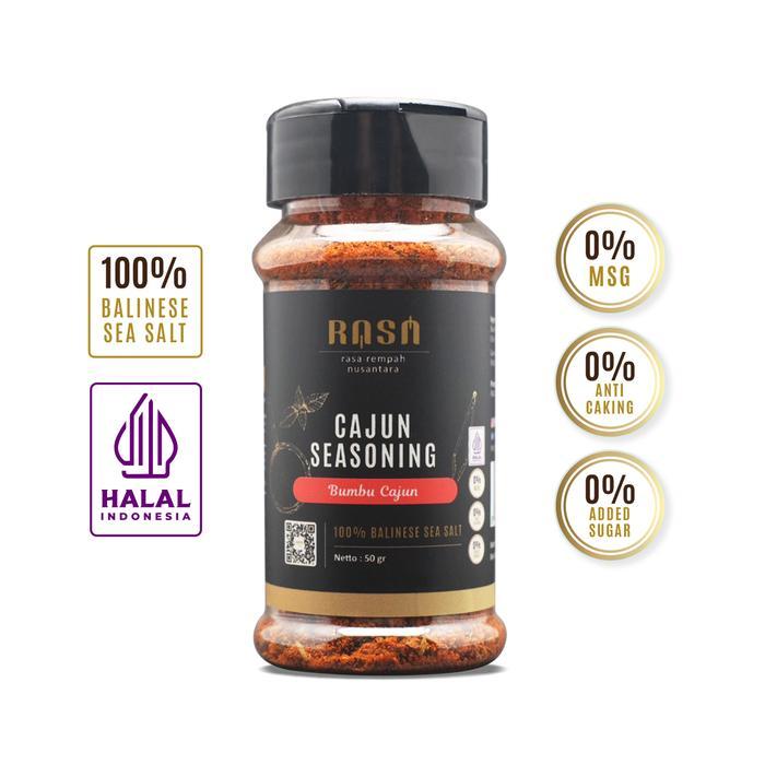 RASA - CAJUN SEASONING / BUMBU CAJUN- BUMBU MARINASI KERING RENDAH KALORI