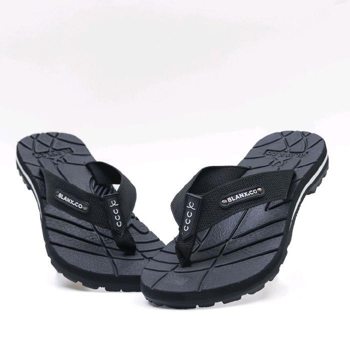 Aerostreet - Stepwear Sandal Gunung Hitam Sendal Jepit Karet Pria Wanita Casual Anti Slip Anti Licin