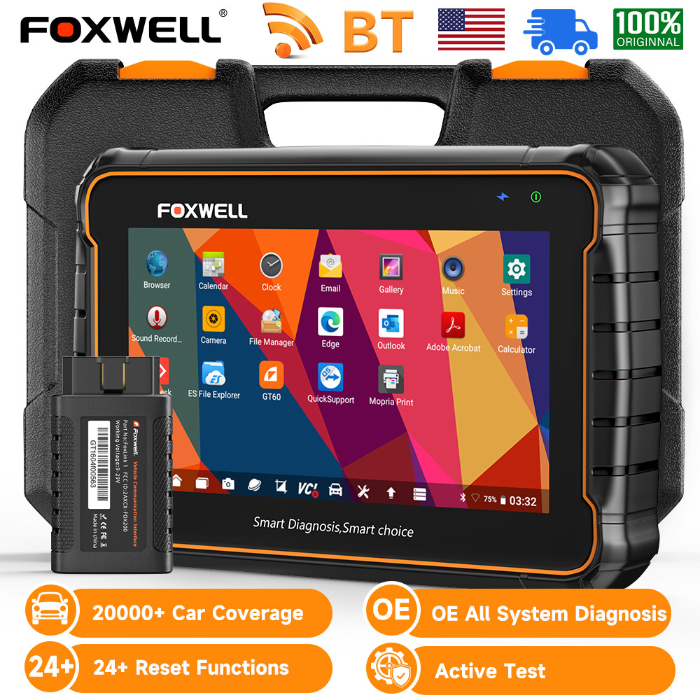 F0x well GT60 Professional OBD2 Automotivo Scanner 24+ Reset a/f Reset ODB 2 OBD2 Scanner All System