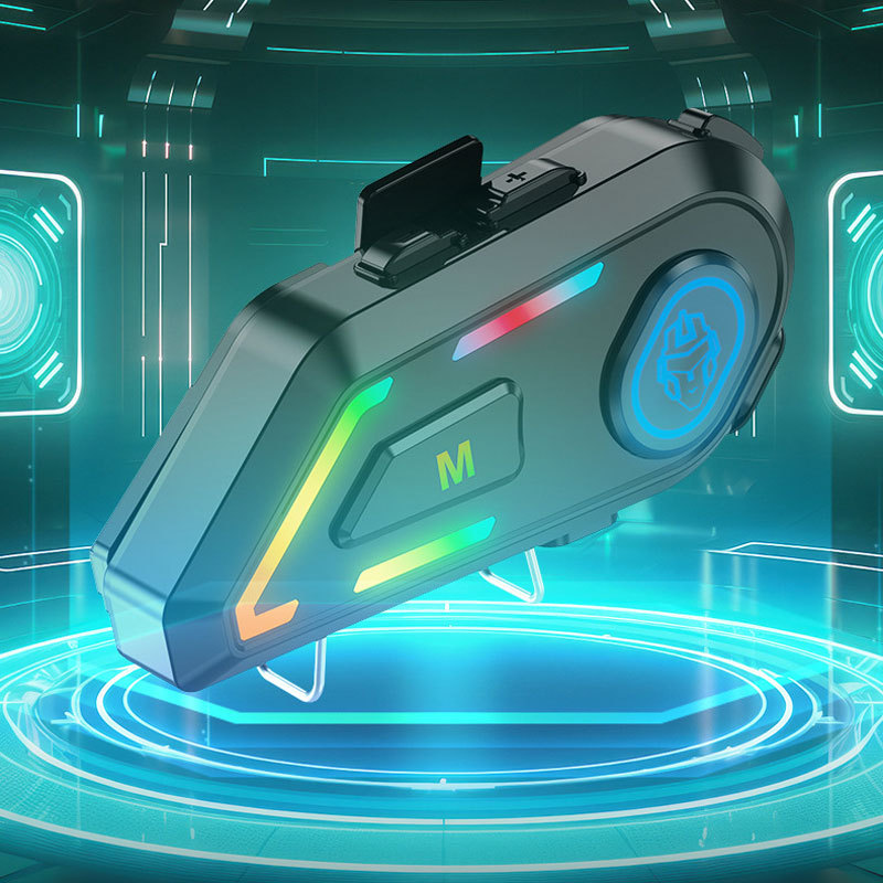 Motorcycle Helmet Headset V5.3 Wireless Technology Helmet Speaker Noise Cancellation Headphone Recha