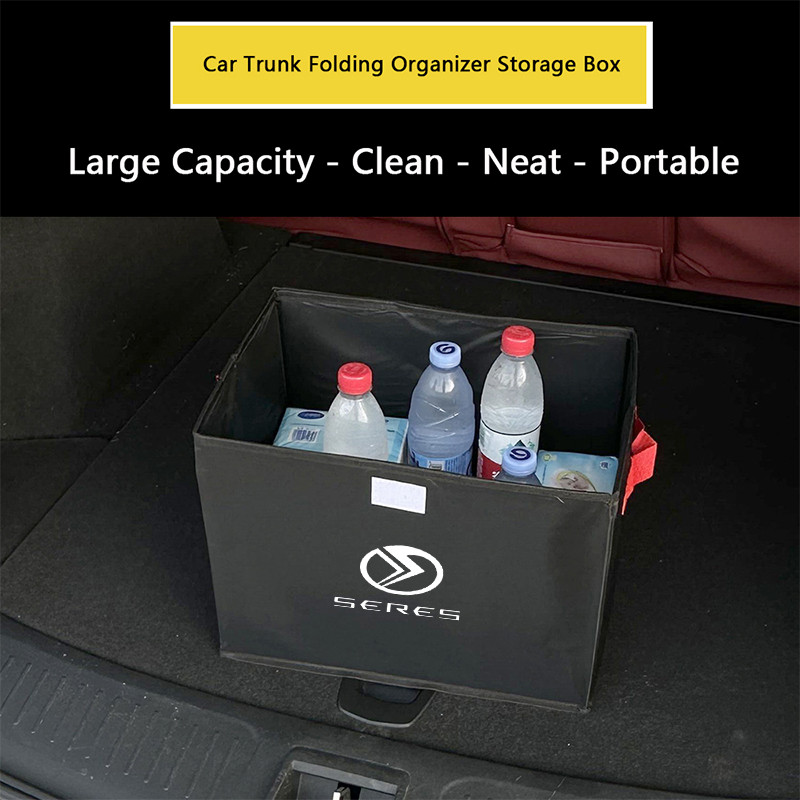 Car Multiuse Stowing Tidying For Emergency Storage Box For SERES Dongfeng Aito M5 EV M7 M9 DFM Seres