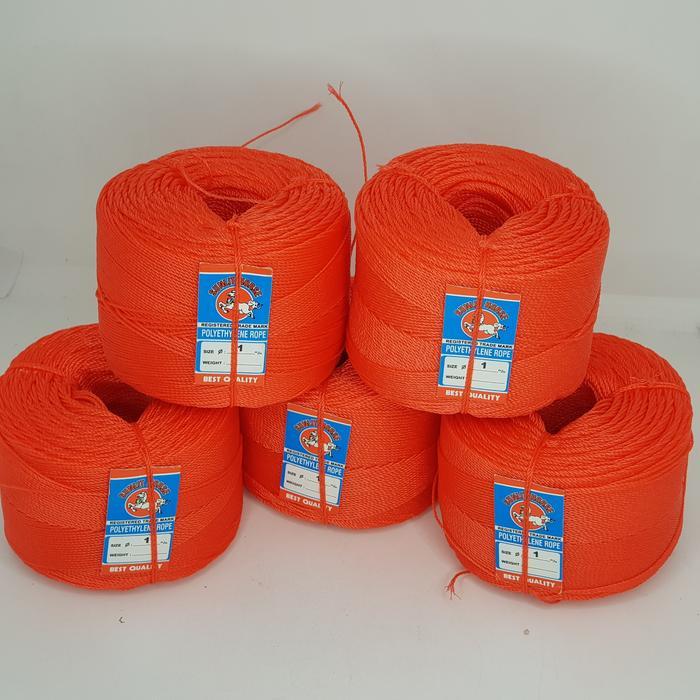 Promo Tali Tambang Plastik Tebal 1 mm Kuat Untuk Layangan Besar Koang Calung