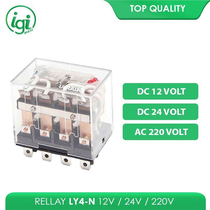 RELAY LY4 12V / RELAY LY4N 24V / RELAY LY4-N 220V 14 PIN