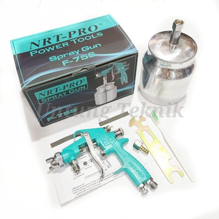 NRT PRO SPRAY GUN F75 PREMIUM QUALITY - NOZZLE 1.5MM KUNINGAN
