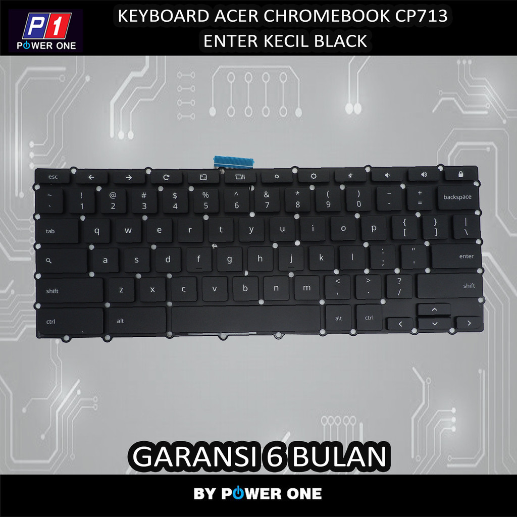 Keyboard Acer Chromebook cp713 Enter Kecil Black