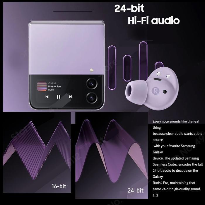 [100% ORIGINAL] SAMSUNG GALAXY BUDS 2 PRO TRUE WIRELESS BLUETOOTH EARBUDS IPX7 ACTIVE NOISE 360