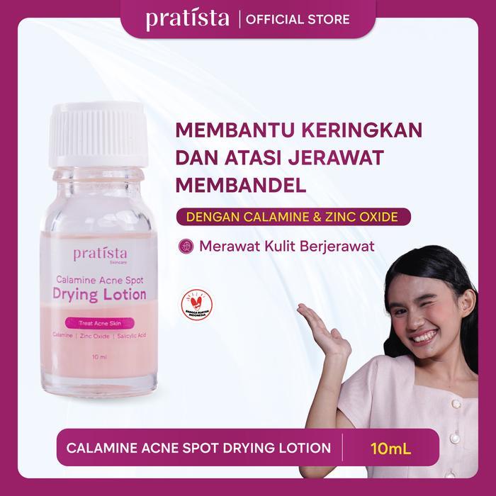 100% Original !!!! [Promo Spesial] Pratista - Calamine Acne Spot Drying Lotion 10Ml Merawat Dan