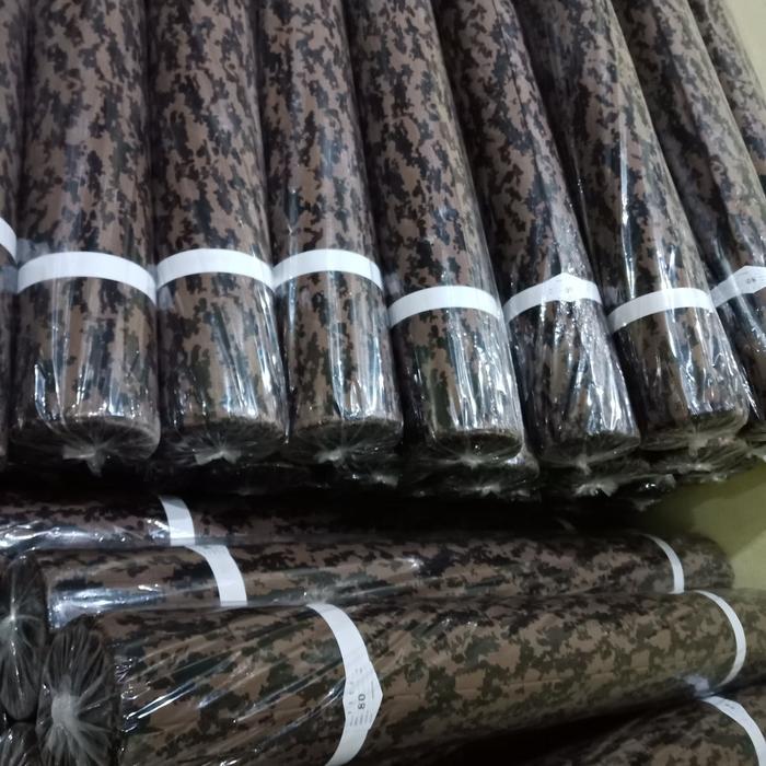 ASLI Kain loreng digital pramuka READY STOCK