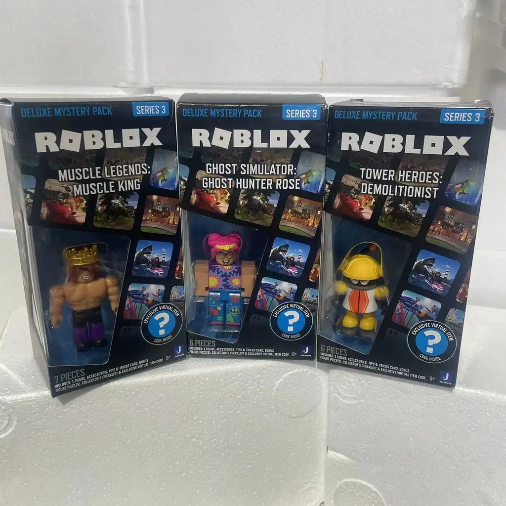 Roblox Game Doll Deluxe Mystery Box Roblox Game Redemption Code Virtual Game Roblox Bricks Kid Toys