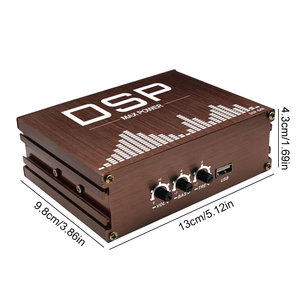 4x50W Car DSP Digital Audio Processor Audio Digital Sound Processor Car DSP Amplifier for Car Audio