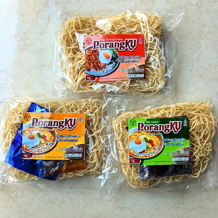"New" Mie Porang Mie Instan PorangKU Rasa Soto, Ayam Bawang, dan Mie Goreng