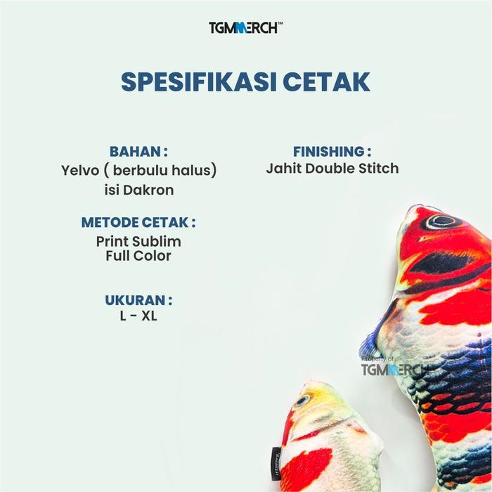 Miniso Toys - Bantal Boneka Motif Ikan Hias Koi