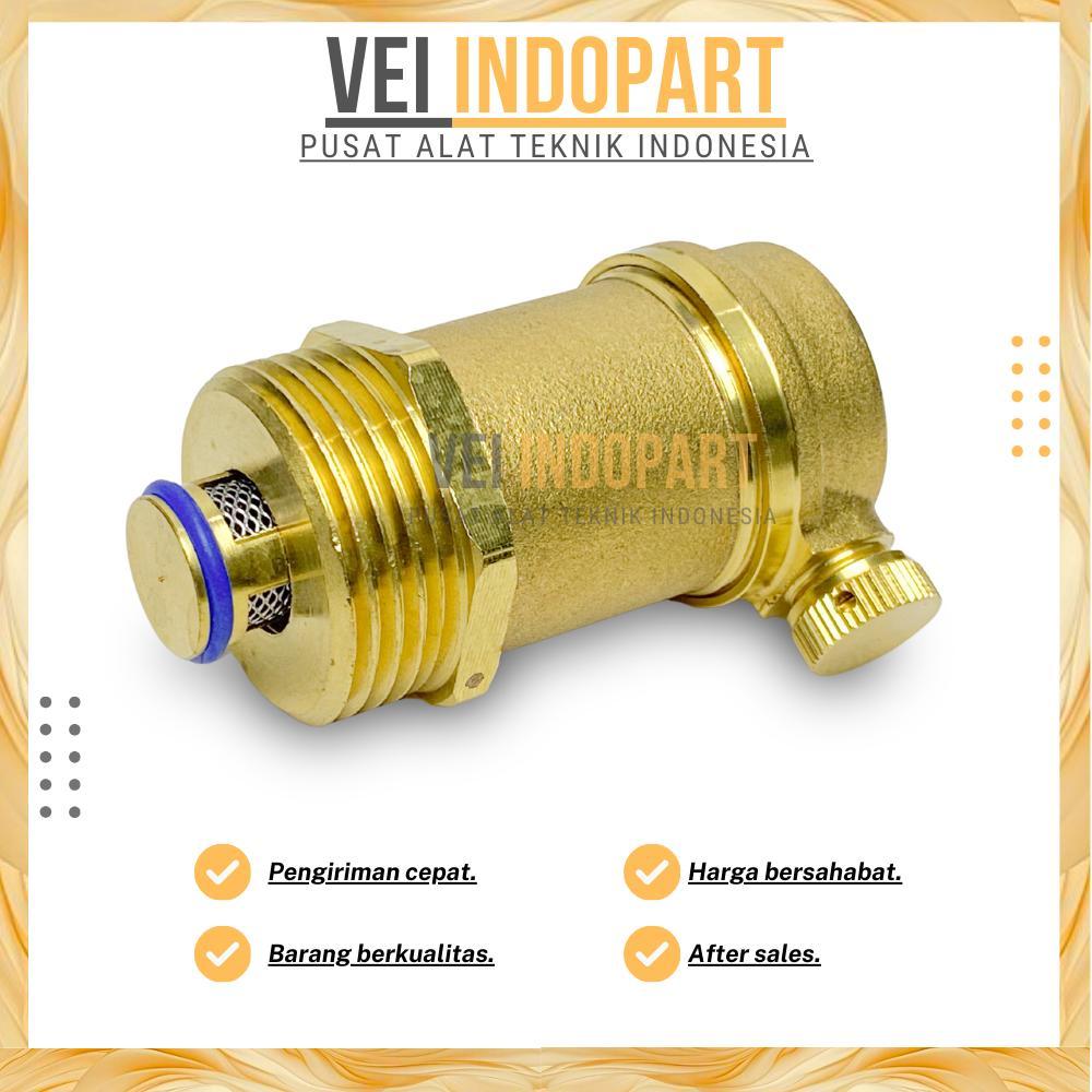 1" Air Vent Valve Brass / Automatic Air Vent Valve Kuningan 1"