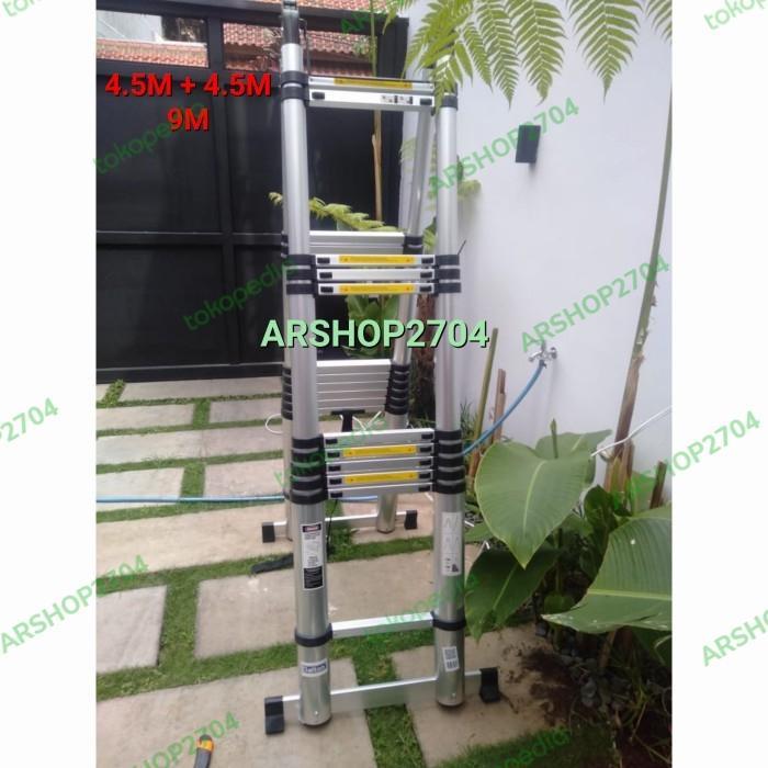 Terbaik Best Quality 100% Original Promo Tangga Double Telescopic Dalton Ml-1007D Teleskopik Double